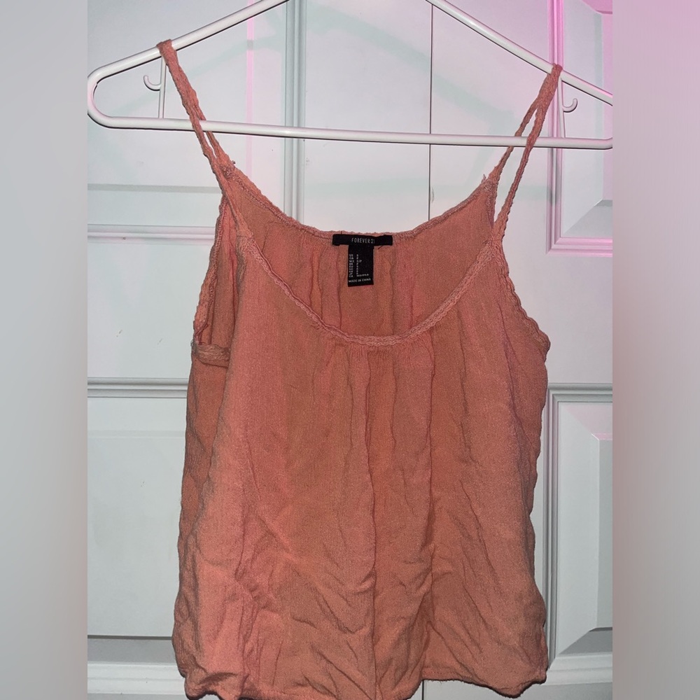 Pink Forever 21 Tank Top
